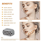 Silicone Jaw Exerciser Facial Toner and Jawline Fitness Ball Neck Toning Tool
