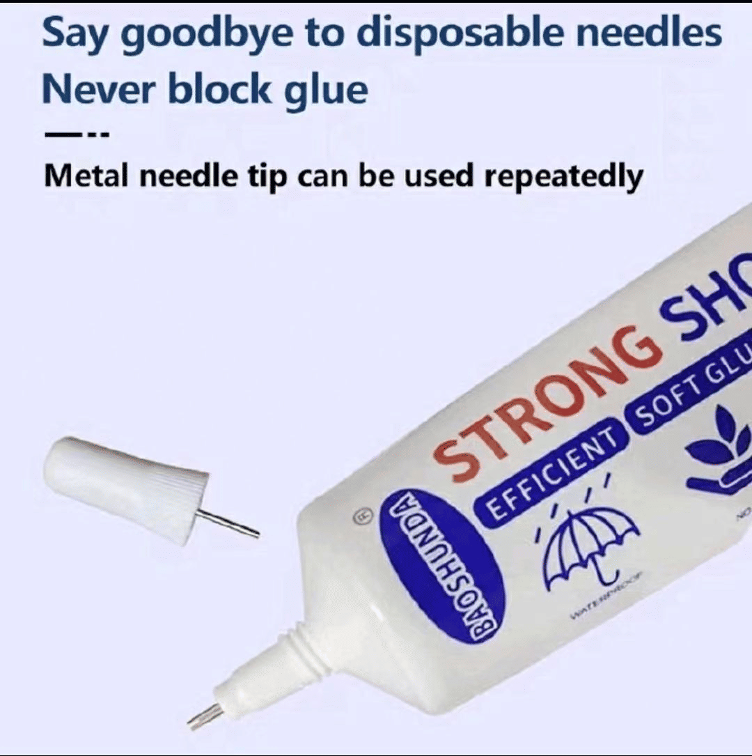 60g Professional Waterproof Quick-Drying Shoe Repair Glue - Universal Instant Adhesive