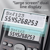 Scientific Calculator 12-Digit Display Student Portable Function Stationery School Office Supplies