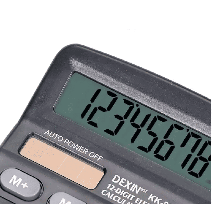 12 Digit Electronic Solar Calculator Dual Power Supply for Home Office School Financial Accounting