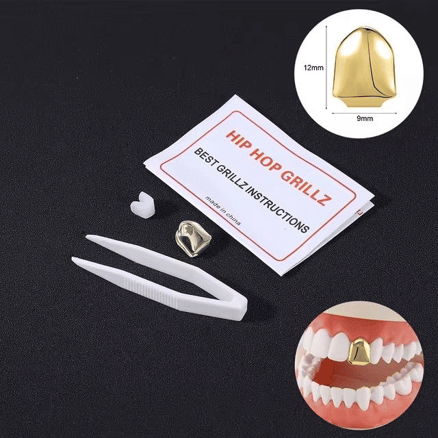 Generic Hip Hop Grillz Cap Single Tooth