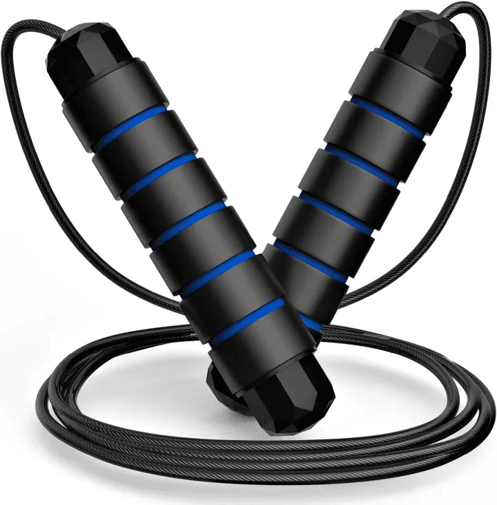 Jump Rope Tangle-Free Rapid Speed Cable with Ball Bearings for Men Women Kids