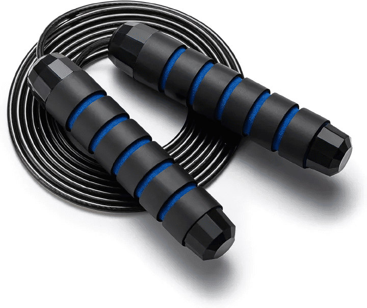 Jump Rope Tangle-Free Rapid Speed Cable with Ball Bearings for Men Women Kids