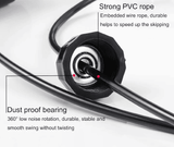 Jump Rope Tangle-Free Rapid Speed Cable with Ball Bearings for Men Women Kids