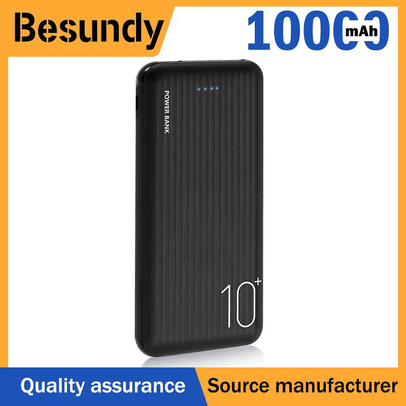 10000mAh Portable Power Bank Fast Charge USB-C Micro USB Universal Compatibility