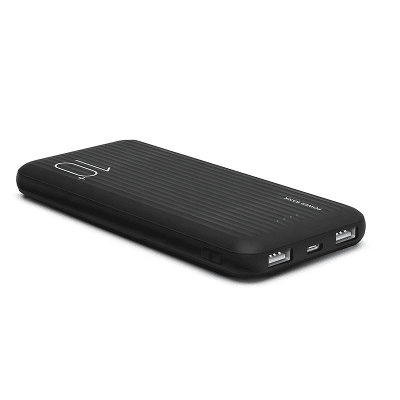 10000mAh Portable Power Bank Fast Charge USB-C Micro USB Universal Compatibility
