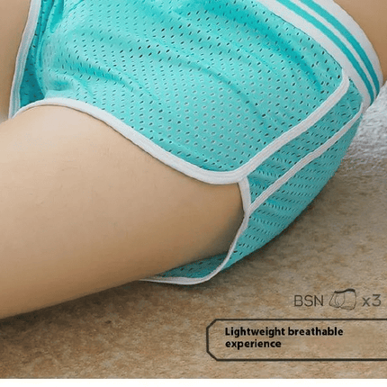 3-Pack Men's Mesh Breathable Boxer Briefs - Soft, Quick-Dry, Comfortable Polyester Fabric