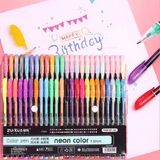 Glitter Highlighter Set Fine Point Marker Pen Art Stationery for Doodling Scrapbooking Drawing