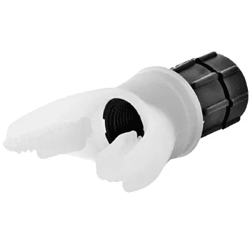 Portable Silicone Lung Capacity Breathing Trainer Adjustable Resistance Black