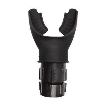 Portable Silicone Lung Capacity Breathing Trainer Adjustable Resistance Black