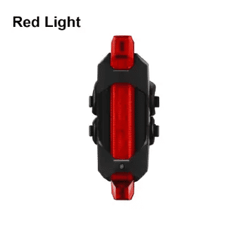 USB Rechargeable Bike Tail Light 4 Modes Waterproof LED Taillight for Mountain Bikes
