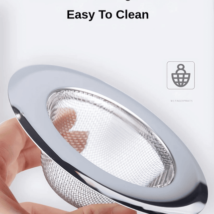 Premium Stainless Steel Sink Strainer Filter, 2-Pack Durable Kitchen Drain Stopper