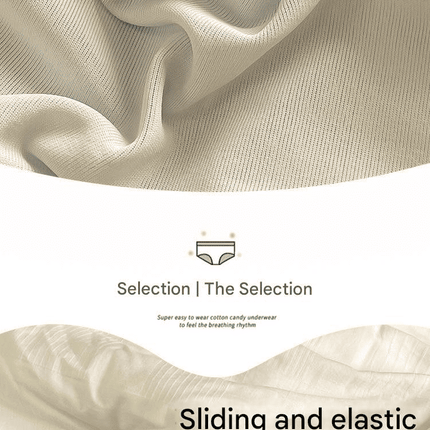 SENYI 7-Pack Ice Silk Seamless Breathable Quick-Dry Low-Waist Lace Panties