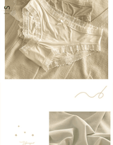 SENYI 7-Pack Ice Silk Seamless Breathable Quick-Dry Low-Waist Lace Panties