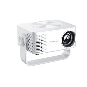 Portable Projector 200 ANSI Lumens Native 720P 1080P 4K Support WiFi Bluetooth Auto Keystone