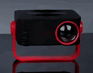 Portable Projector 200 ANSI Lumens Native 720P 1080P 4K Support WiFi Bluetooth Auto Keystone