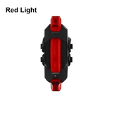 USB Rechargeable Bike Tail Light LED Taillight 4 Modes Safety Warning Cycling Portable Night Riding Equipment Red