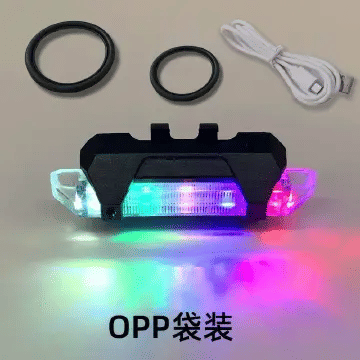 Bike Light LED Taillight USB Rechargeable Portable Cycling Safety Light Red