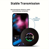 IPX4 Waterproof Mini LED Bathroom Speaker, USB Charging, 5.0 Surround Sound