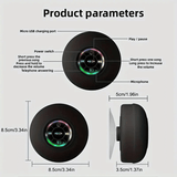 IPX4 Waterproof Mini LED Bathroom Speaker, USB Charging, 5.0 Surround Sound