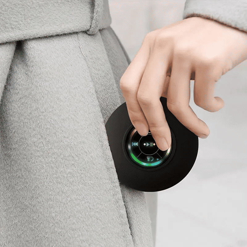 IPX4 Waterproof Mini LED Bathroom Speaker, USB Charging, 5.0 Surround Sound