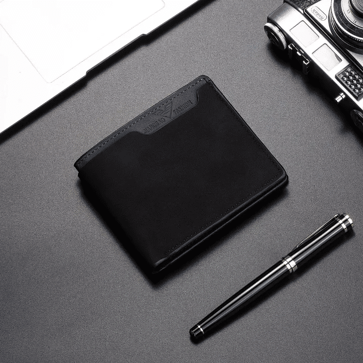 Generic Men's Leather Multifunctional Folding Wallet with Card Holder