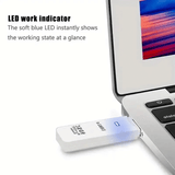 Robust 2-in-1 USB 3.0/2.0 Micro SD Card Reader: 5Gbps High-Speed Data for PC