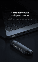 6-in-1 Multifunction USB 3.0 Card Reader Type-C/USB/TF/SD Flash Drive