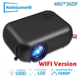 Native 1080P Portable Projector 2999-4999 Lm WiFi Bluetooth Auto Focus