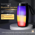 Portable Bluetooth Speaker with LED Light, Wireless Audio for Phone Tablet
