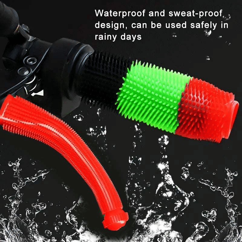 Soft Motorcycle Handle Grips And Handbrake TPR Covers Anti-skid Multicoloured
