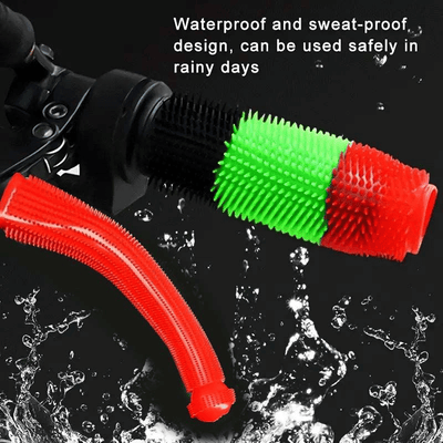 Soft Motorcycle Handle Grips And Handbrake TPR Covers Anti-skid Multicoloured