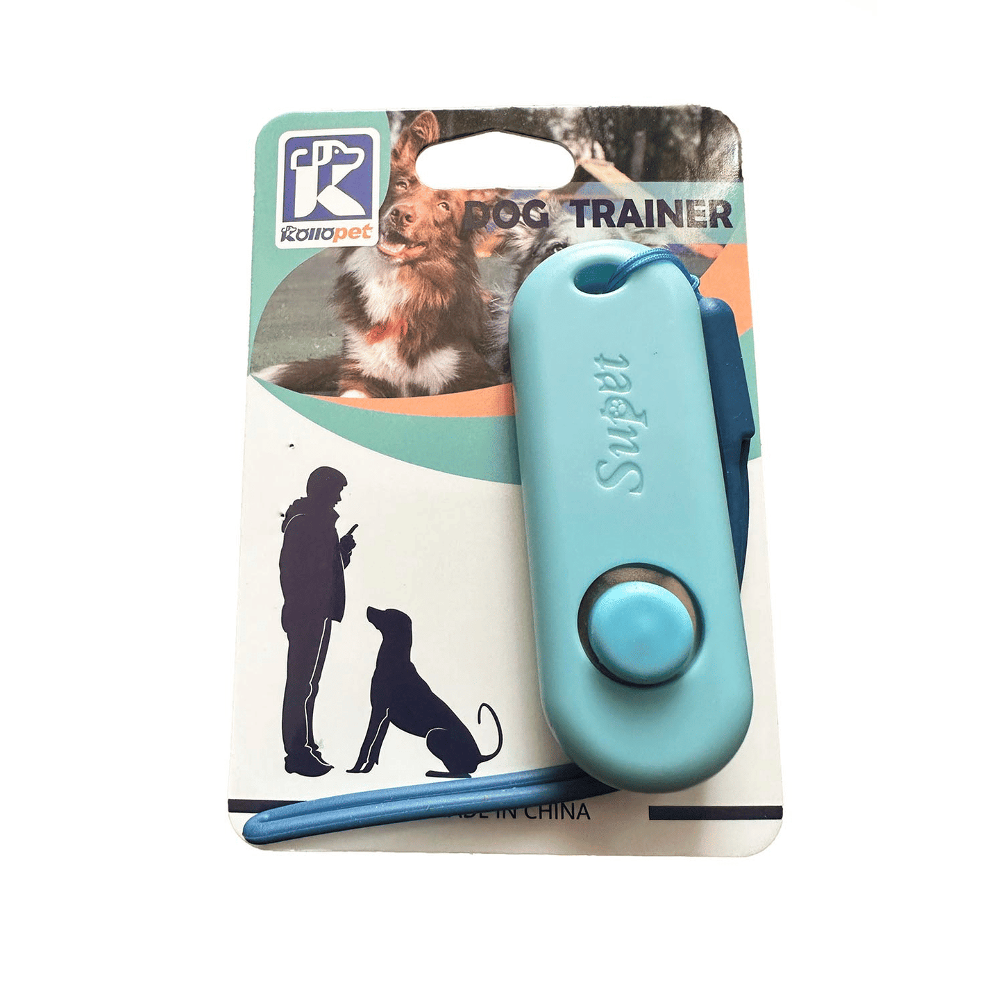 Dog Training Clicker with Wrist Strap Pet Trainer Behavior Tool