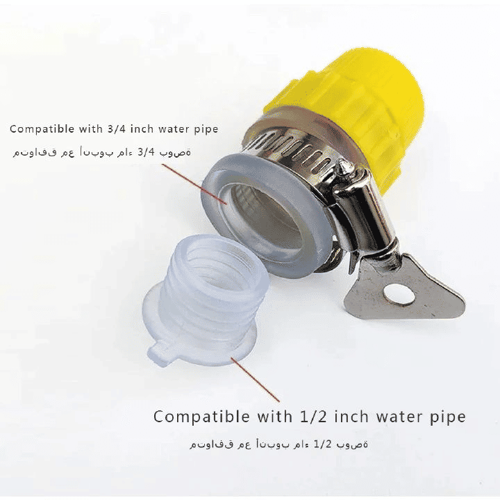 Generic Universal Tap to Hose Pipe Water Connector 1/2 3/4 Inch