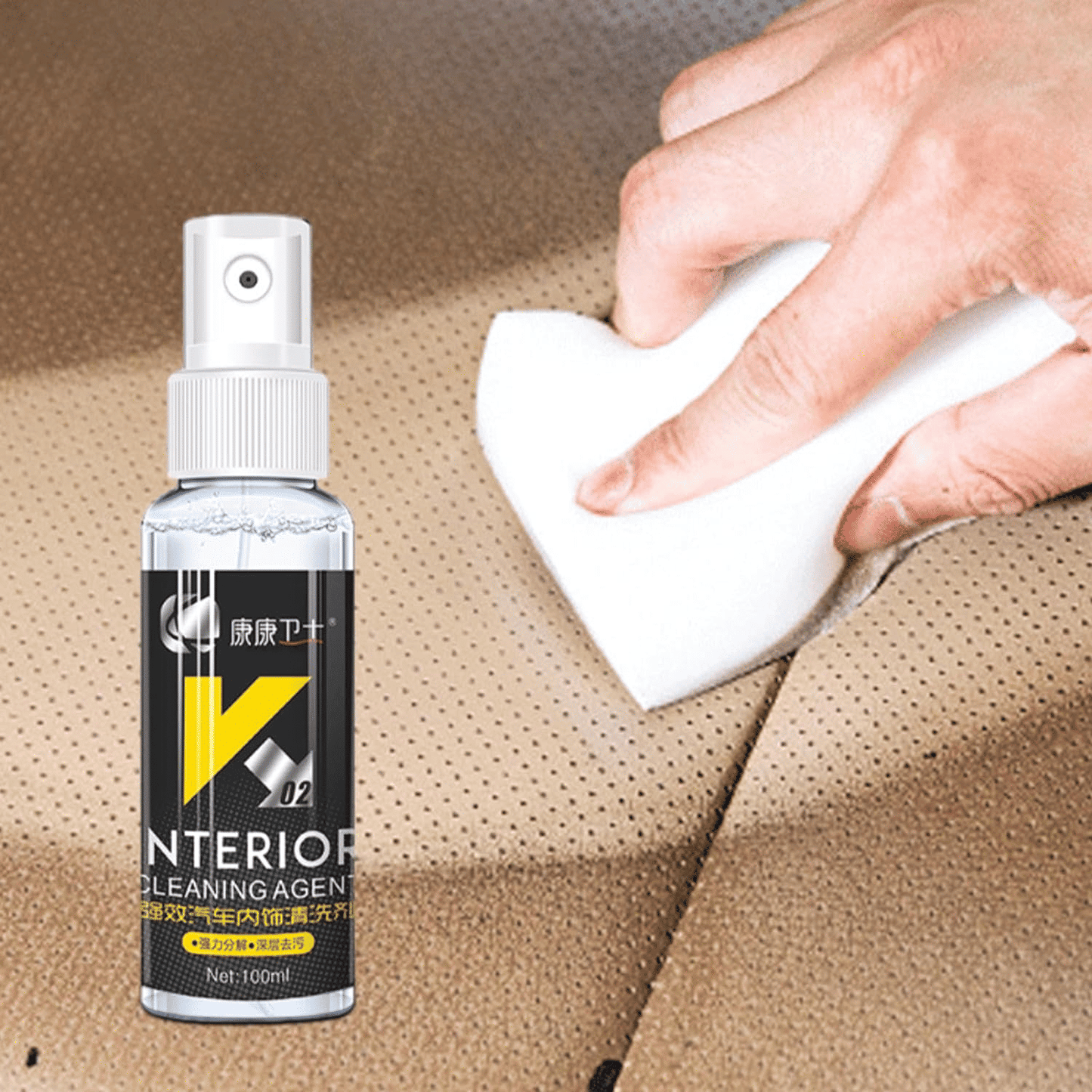 100ml Car Interior Cleaner Spray for Fabric Seats