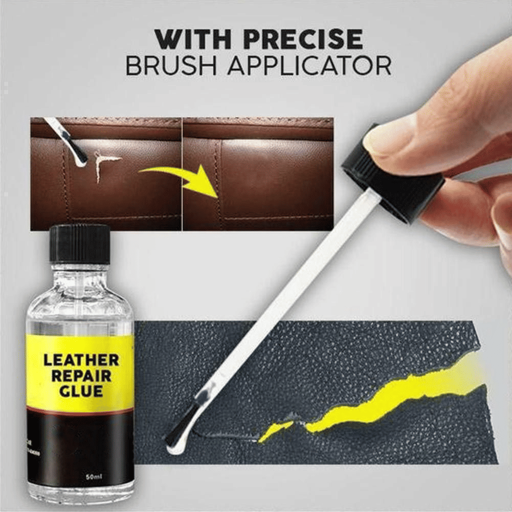 Strong Leather Repair Glue Liquid 50ml Clear Adhesive