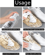 Generic Foaming White Shoe Cleaner Sneakers Cleaning Foam 200ml