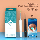 NE6 Wireless Earwax Removal Tool HD Camera Device Black