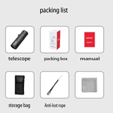 2000x24 HD Monocular Telescope with Phone Holder for Outdoor Adventures