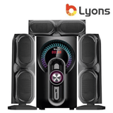 LYONS LYS3602 3.1CH Multimedia Bluetooth Home Theater Speaker System with Remote