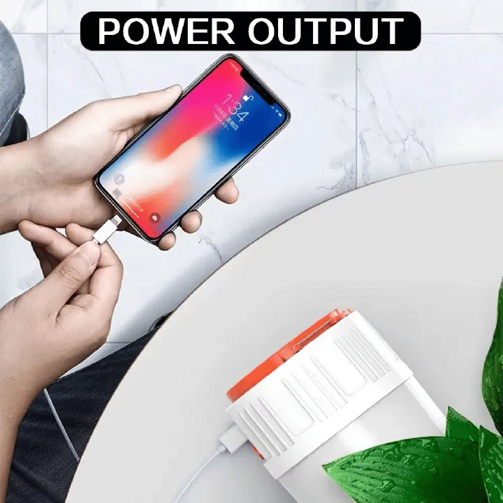 Solar Camping Light LED USB Rechargeable Portable Emergency Lantern