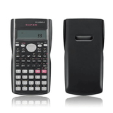 Scientific Calculator 240 Functions 2-Line LCD Display Portable Student Math Tool Black