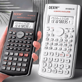 Scientific Calculator 240 Functions 2-Line LCD Display Portable Student Math Tool Black