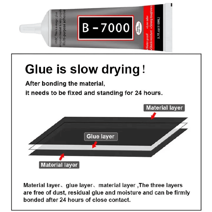 B7000 3.72oz Clear Contact Adhesive for Phone Repair Multipurpose DIY Glue