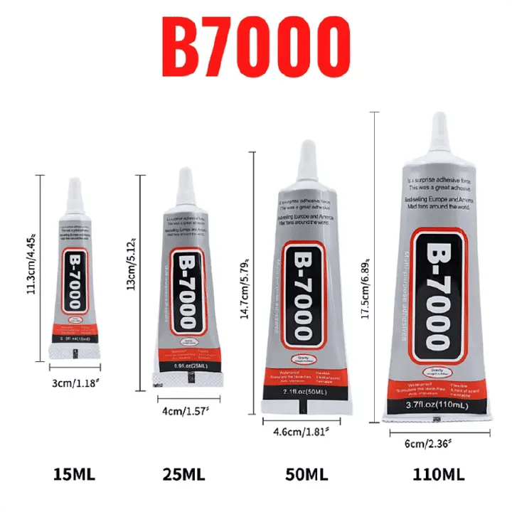 B7000 3.72oz Clear Contact Adhesive for Phone Repair Multipurpose DIY Glue
