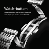 Luxury Men's Stainless Steel Dual Calendar Quartz Business Watch