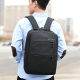 3-Piece Men's Anti-Theft USB Laptop Backpack Set, School Bookbag & Travel Bag