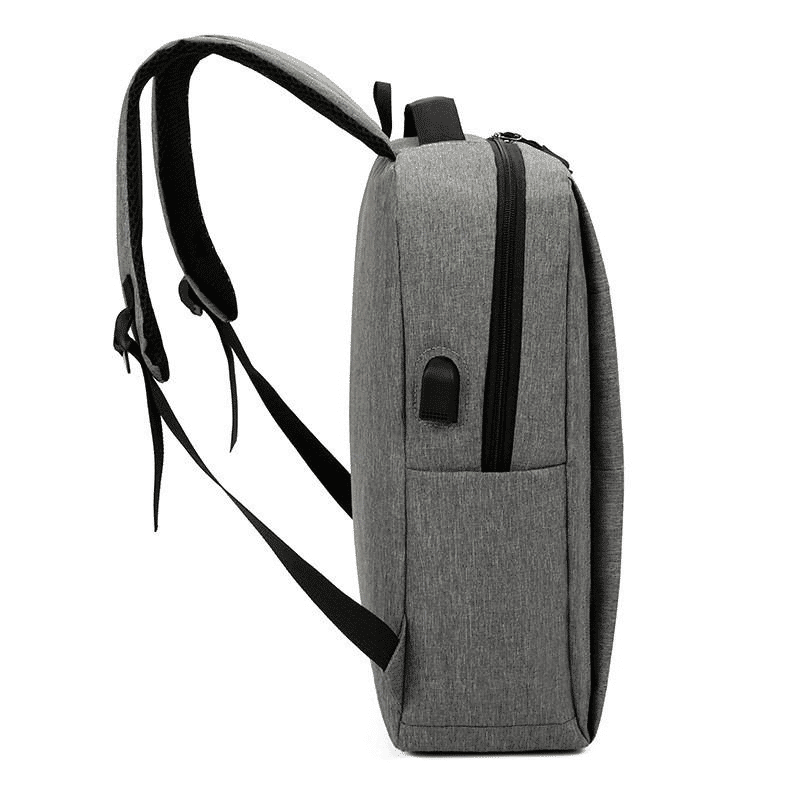 3-Piece Men's Anti-Theft USB Laptop Backpack Set, School Bookbag & Travel Bag