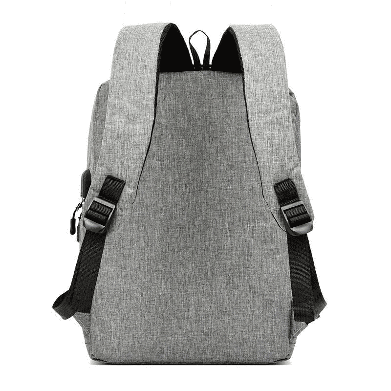 3-Piece Men's Anti-Theft USB Laptop Backpack Set, School Bookbag & Travel Bag