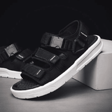 SXCHEN Men's Korean Style Trendy Beach Sport Sandals Non-Slip Open-Toe Casual